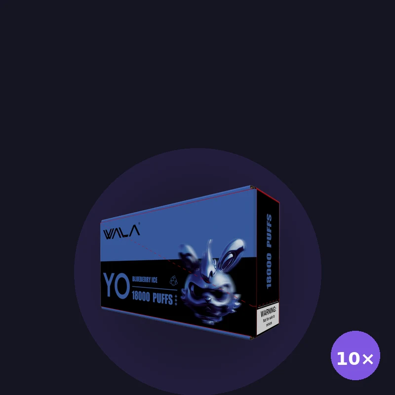 WALA YO Bulk 10-Pack bundle | 10 WALA YO 18000 puffs disposable vapes same flavor