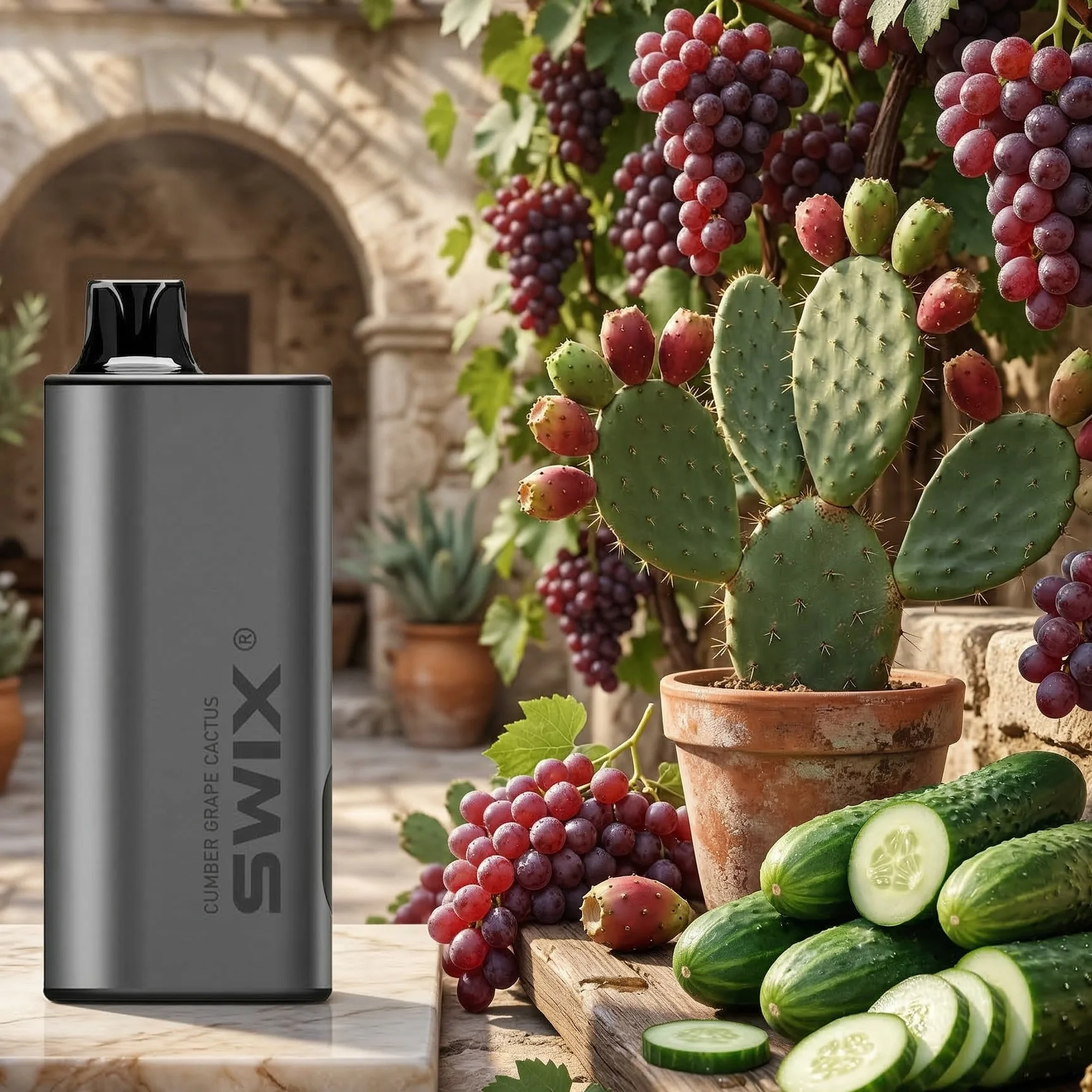 Cucumber Grape Cactus