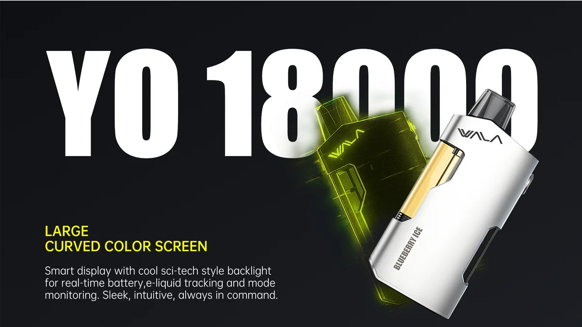 WALA YO 18000 large curved colour screen with sci-tech backlight display